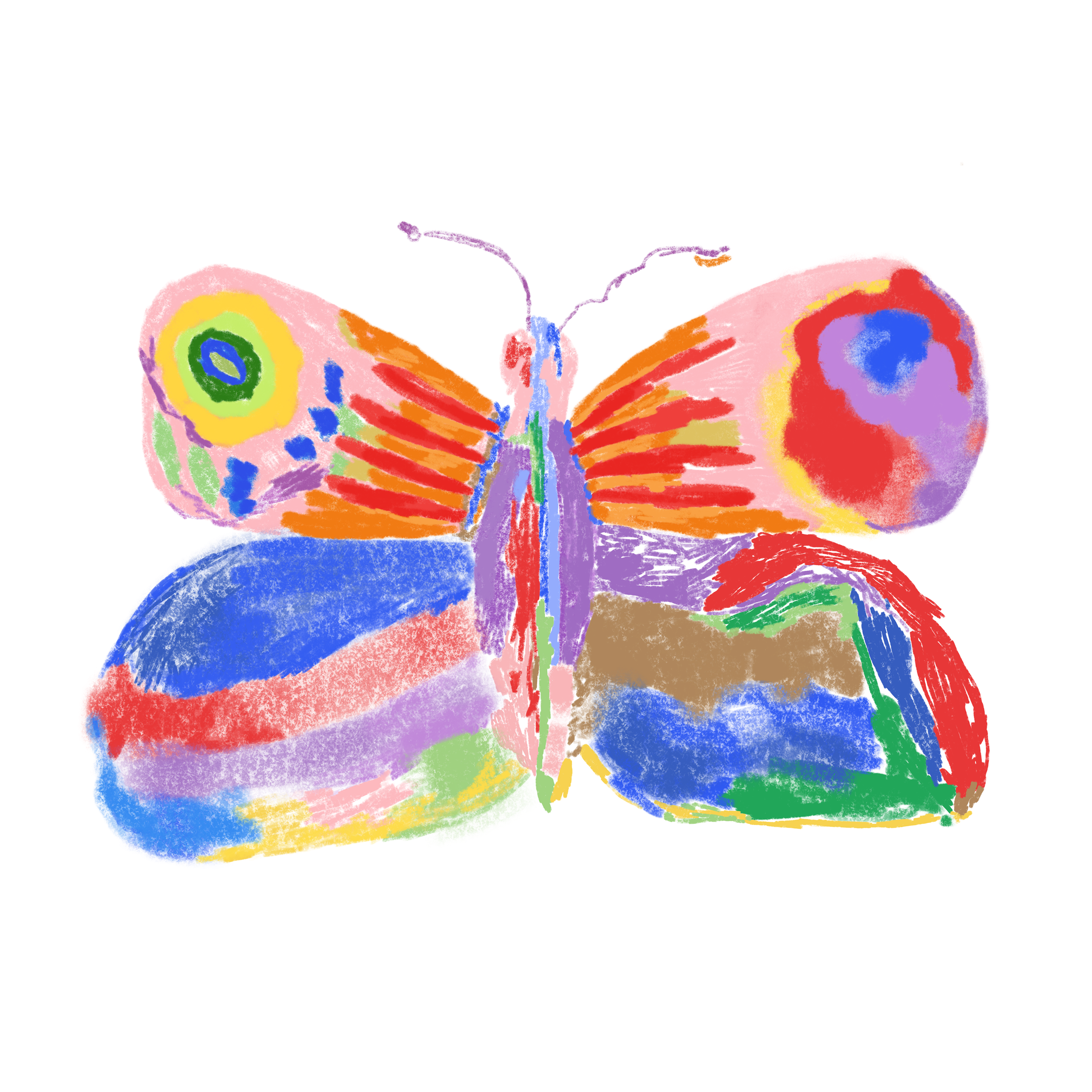 Mariposa Juana - Espalda